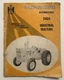 Genuine International 1014284R2 Operator's Manual 2404 Industrial Tractors