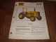 Massey Harris MF 40B Tractor Brochure Information Sheet 1007/1276-15-1
