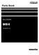 Komatsu D41E-6 Bulldozer Parts Catalog Manual SN B40001-UP