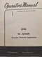 USED OPERATORS MANUAL FOR MCCORMICK-INT GANDY 901 JUNIOR C1536-66