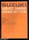 1966 SUZUKI MODEL120 / B100P  MOTORCYCLE SERVICE MANUAL / FACTORY ORIGINAL