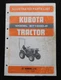 1976-1985 KUBOTA 7100 B7100D-P TRACTOR PARTS CATALOG MANUAL COMPLETE SOLID