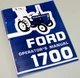 Ford 1700 Tractor Owners Operators Manual Maintenance Diesel Operations Book