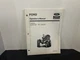Ford Tractors Series 501 701 901 Reprinted Operator's Manual 