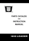 OLIVER 1610 Loader Instruction Operators Parts Manual