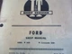 I&T FO-22 Ford Tractor Service Repair Manual Model 6000 Commander 6000