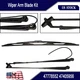 NEW Wiper Arm Blade Kit 47778552 47405956 For CASE SV300 SR210 SR130 TV380 TR270