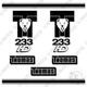Fits Thomas T-233HD Decal Kit Skid Steer - 7 YEAR OUTDOOR 3M VINYL!