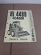 Gehl HL 4400 Loader Owners Manual Operators Manual 