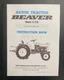 370 2-Cyl Diesel Tractor Owner's Manual Mitsubishi Satoh Beaver S-370 MT372