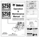 Bobcat S250 Loader Operation and Maintenance Manual 5260 5261 PDF