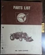 Cockshutt 1609 Loader for Oliver 770 880 1600 Tractor Parts List Catalog Manual