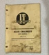 I & T Shop Service Manual # AC-25 Allis Chalmers Model 160 Tractor