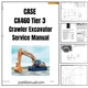 CASE CX460 Tier 3 Crawler Excavator Service Manual PDF