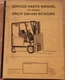 YALE ERC030AF ERC040AF ERC030AG ERC040AG FORKLIFT LIFT TRUCK PARTS MANUAL