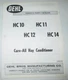 Gehl HC 10 11 12 14 Hay Conditioner Parts Catalog Manual ORIGINAL! 2445 8-66