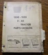 Oliver 1555 1550 Tractor Parts Catalog Book Manual 1971 Gas LP Diesel Original