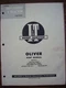 Oliver 99 Super 99 Super 99GM Service Manual