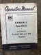 Original Old International Harvester Farmall 300 400 Tractor Fast Hitch Manual Original Old International Harvester Farmall 300 400 Tractor Fast Hitch Manual