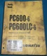 KOMATSU PC600-6 PC600LC-6 HYDRAULIC EXCAVATOR PARTS BOOK MANUAL S/N 10001-UP