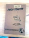 CAT Caterpillar DW20 Tractor  Parts Catalog  Ser.No.21C1-UP Form 30165 Manual