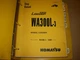 Komatsu WA300L-3 Wheel Loader Shop Service Manual , s/n 53001 - up 