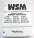 Kubota U35 U35S KX91 KX91  KX101 Excavator Service Workshop Repair Shop Manual