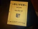 OLIVER CLETRAC Model  "DD"  TRACTOR PARTS BOOK (FOR SER. # 1L5000&UP) GOOD USED