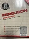 I&T Massey Ferguson Shop Service Manual FE-2 Models TE20, TO20, TO30 Book