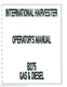 International Harvester Farmall B-275 Gas And Diesel Operators Manual