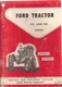 Ford 701 & 901 Tractor Operator's Manual