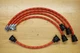 McCormick-Deering Farmall Super A Red Cloth Cover Copper Spark Plug Wire Set IH