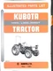 Kubota Tractor Illustrated Parts List Manual Model L305 305DT May 1981