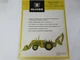 Rare Oliver 1600 Tractor Loader Backhoe Sales Sheet 1964