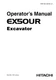HITACHI EX50UR EXCAVATOR OPERATORS MANUAL
