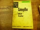 CAT Caterpillar DW20 TRACTOR  SERVICEMENS REFERENCE BOOK