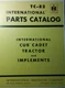International IH Cub Cadet "61-63 Model" Lawn Garden Tractor Parts Manual TC-82