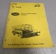 Etnyre M-101-80 Black-Topper Parts Manual