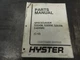 Hyster SpaceSaver S25XM S30XM S35XM S40XMS Forklift Parts Manual   897651