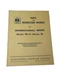 IH International Harvester Ripper TD 15 manual And Parts 