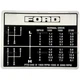 Gear Shift MPH Decal for Ford Tractor 8-Speed 5000 5600 6600 6700 7000 7600 7700