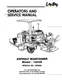 LeeBoy 1200S Asphalt Maintainer Operations Service Repair Manual