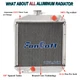 for Yanmar YM1401 YM1502 YM1510 Aluminum 2 Row Tractor Radiator 121462-44500 US