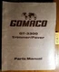 Gomaco GT-3300 Trimmer Slipform Paver Parts Manual RCA297845