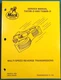 MACK T2070B-D T2080B-D TRANSMISSION OVERHAUL SHOP WORKSHOP REPAIR SERVICE MANUAL