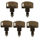 5pc For Mahindra Tractor Ignition Key fits models 2810, 3510 and 4110