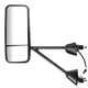 Chrome Manual Door Mirror Driver Side For 08-16 Kenworth T660 T600 T370 T170