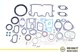 Full Gasket Set For Deutz 02929852, BF2L1011, F2L 1011F,  2 Cylinder.