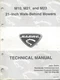 John Deere TM1722 Technical Manual M10, M21, M23 Sabre Walk-Behind Mowers