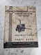 GEHL OPERATOR INSTRUCTION MANUAL PARTS LIST BOOK FORAGE HARVESTER HA 81 1396